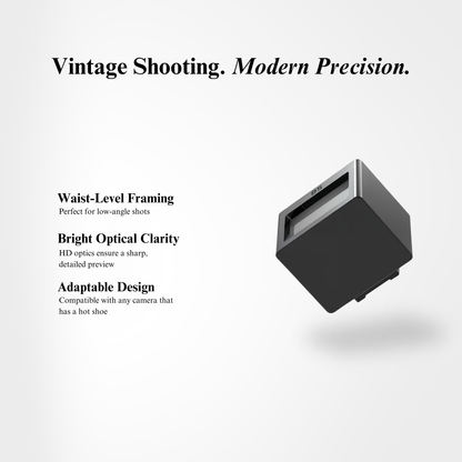 Retropia® Optical Waist Level Viewfinder